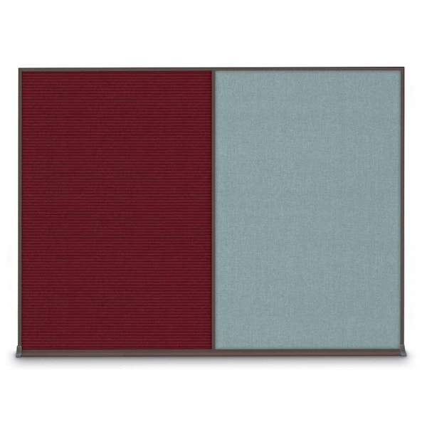 Double Door Radius Plus Corkboard, 60"X